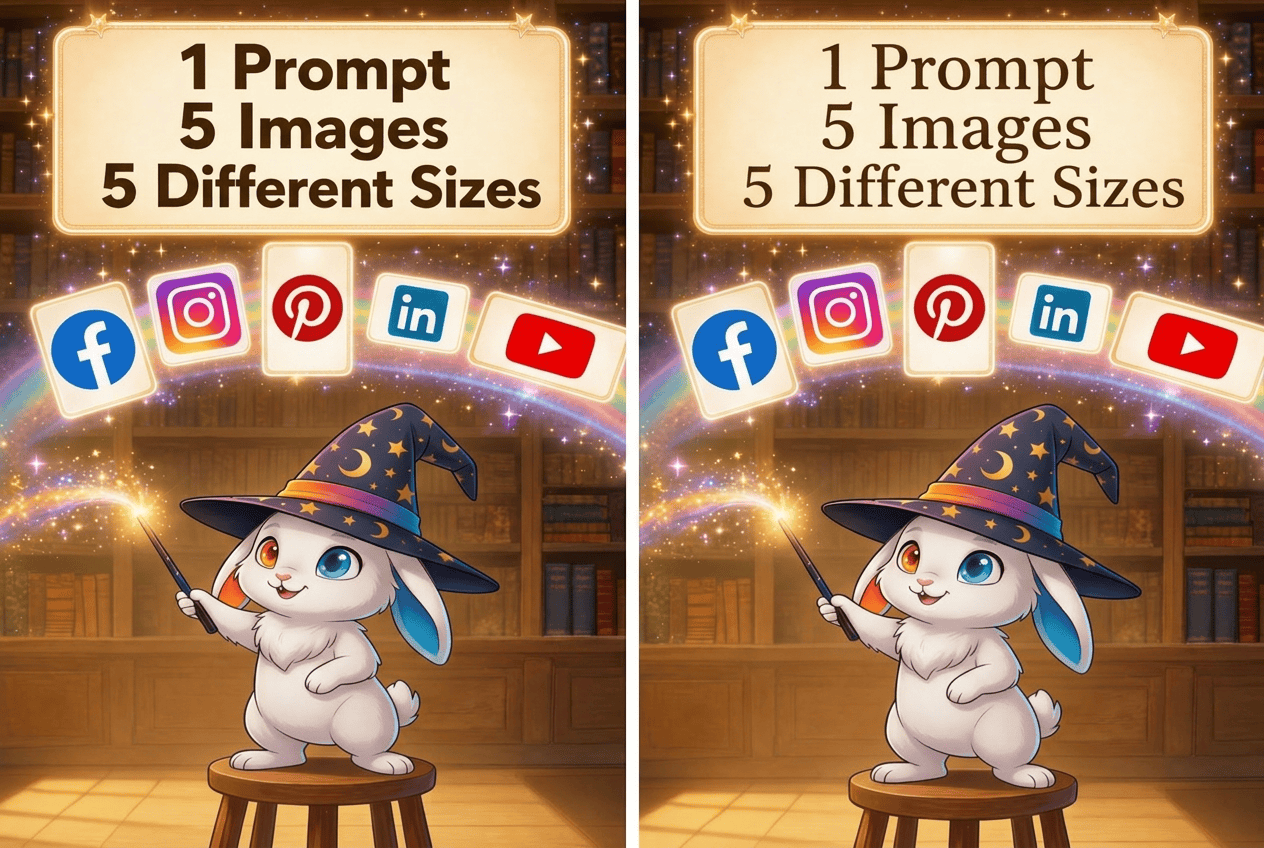Whimsical wizard-rabbit illustration for Wando's time-saving workflow tools